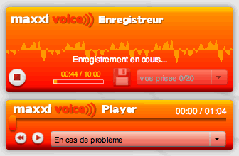 Player-enregistreur Maxxivoice - Une technologie exclusive